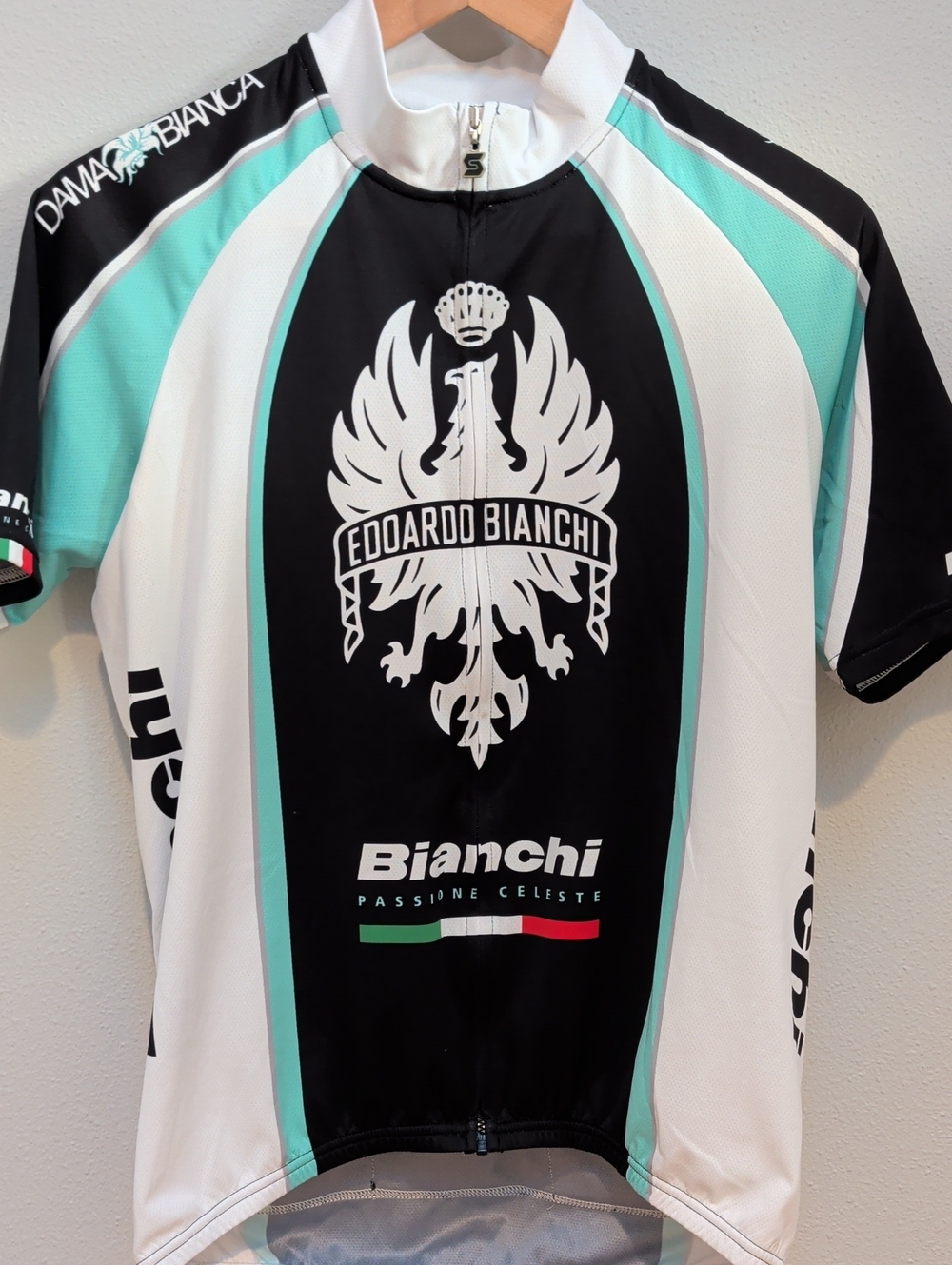 Women's Celeste & Black Cycling Jersey